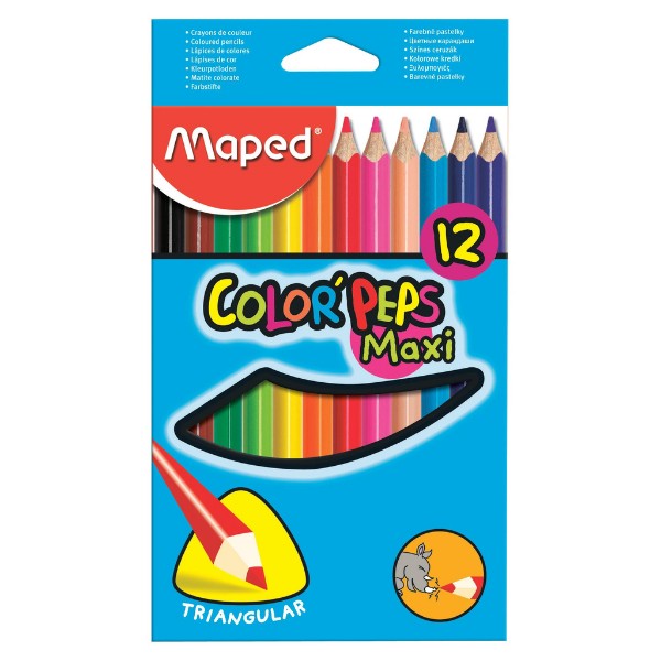 Maped Color Pep's Maxı Kuru Boya 12 Renk Set