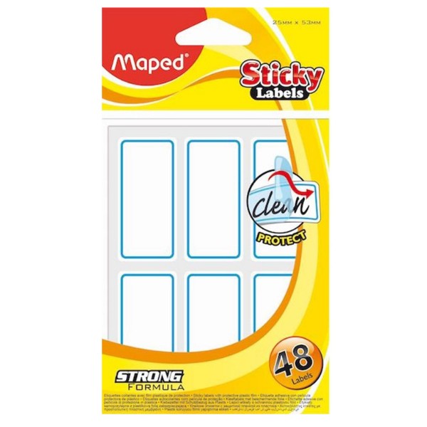 Maped 25x53 Mm Yapışkanlı Korumalı Etiket 774110