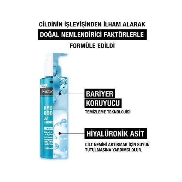 Neutrogena Hydro Boost Water Gel Jel Temizleyici 200 Ml