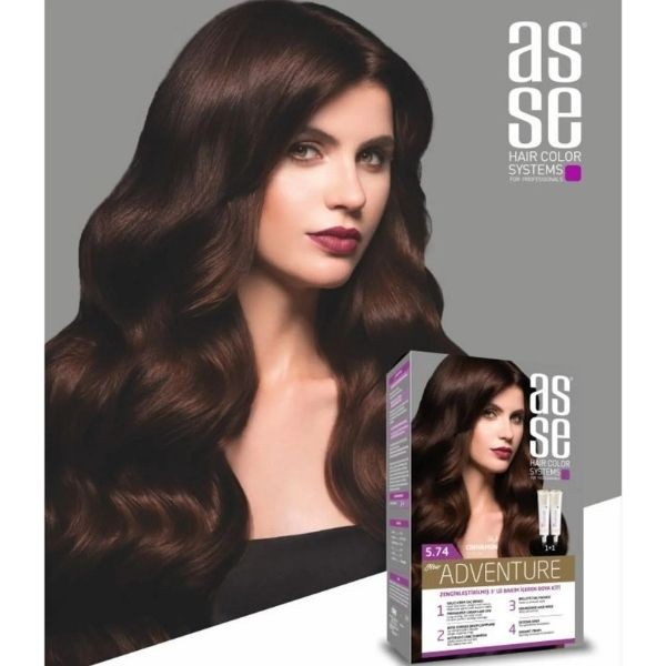Asse Adventure Set Saç Boyası No:5.74 Tarçın