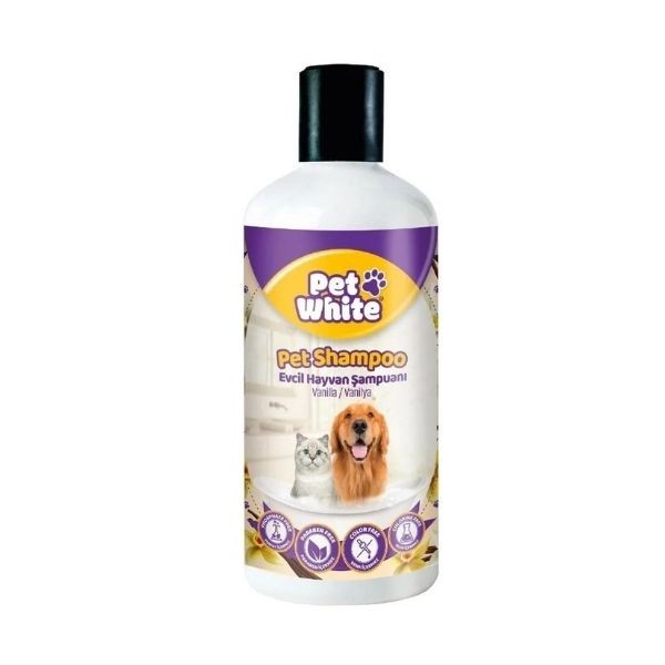 Pet White Evcil Hayvan Şampuanı Vanilya 500 Ml