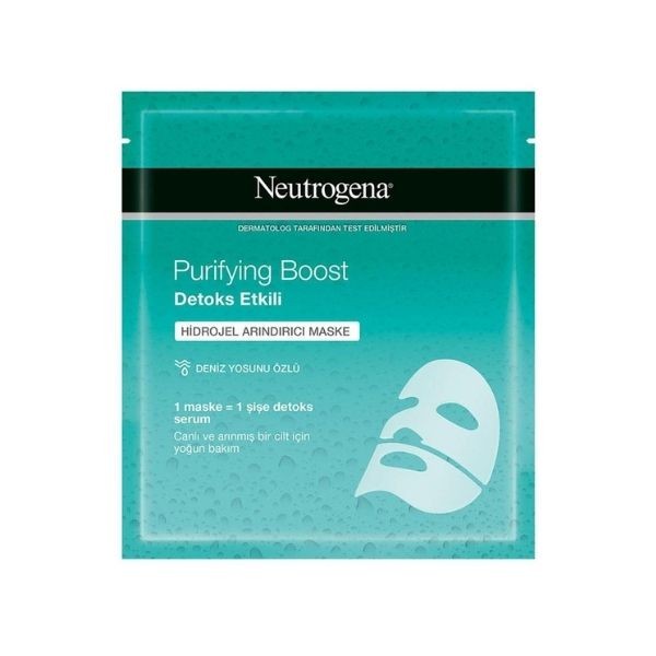 Neutrogena Skin Detox Deniz Yosunu Özlü Kağıt Maske 30 Ml