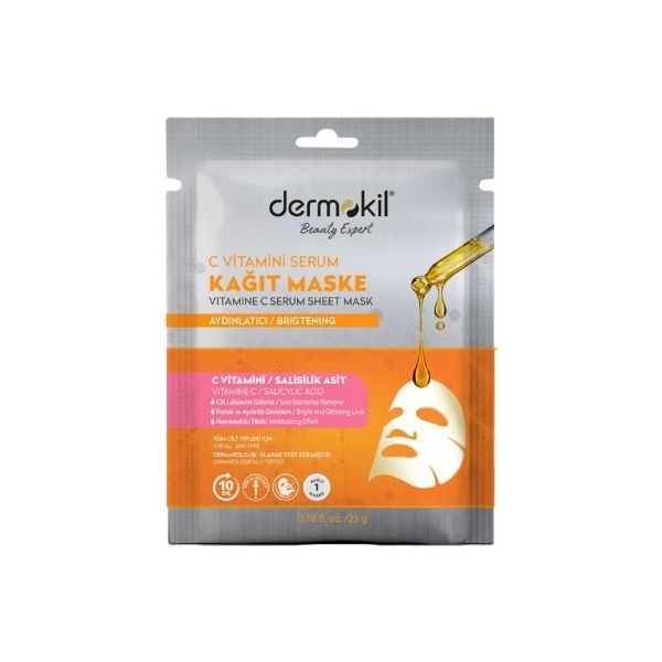 Dermokil C Vitamini Serum Kağıt Maske 23 Gr