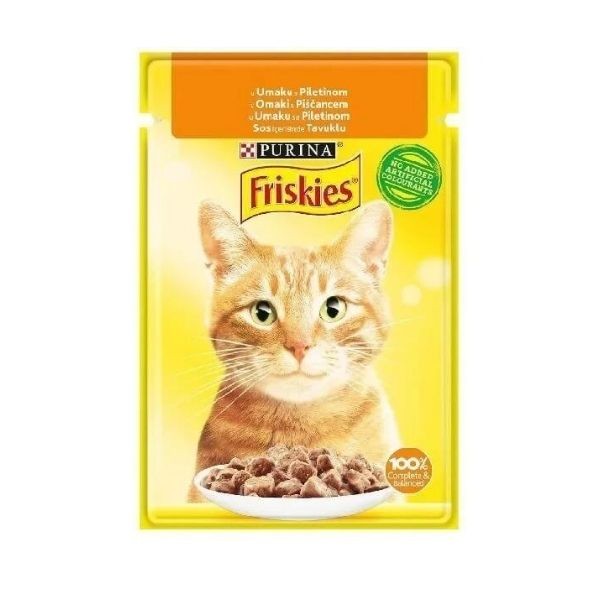 Purina Friskies Tavuklu Pouch Yetişkin Kedi Yaş Maması 85 Gr