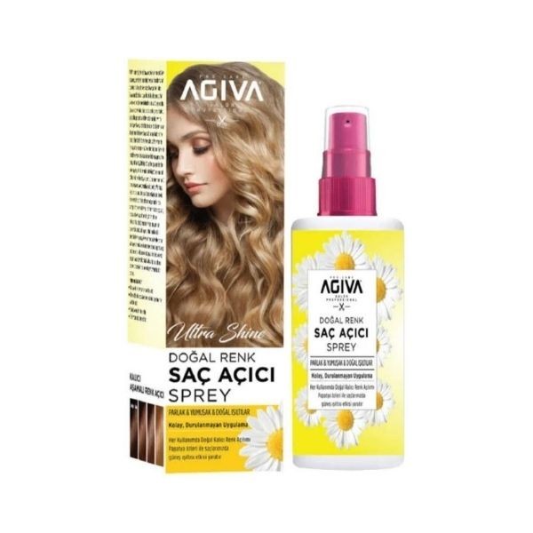 Agiva Doğal Renk Açıcı Saç Spreyi 150 Ml