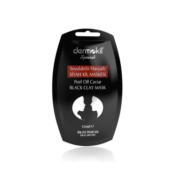 Dermokil Soyulabilir Havyarlı Siyah Kil Maskesi 15 Ml