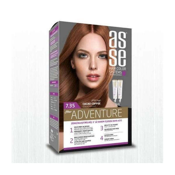 Asse Adventure Set Saç Boyası No:7.35 Kakao Kahve
