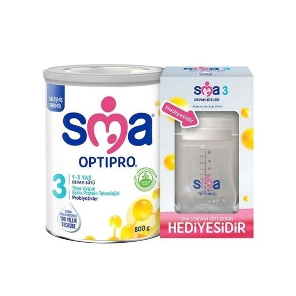 Sma Optipro Probiyotik 3 800 Gr 1-3 Yaş Devam Sütü Biberon Hediyeli