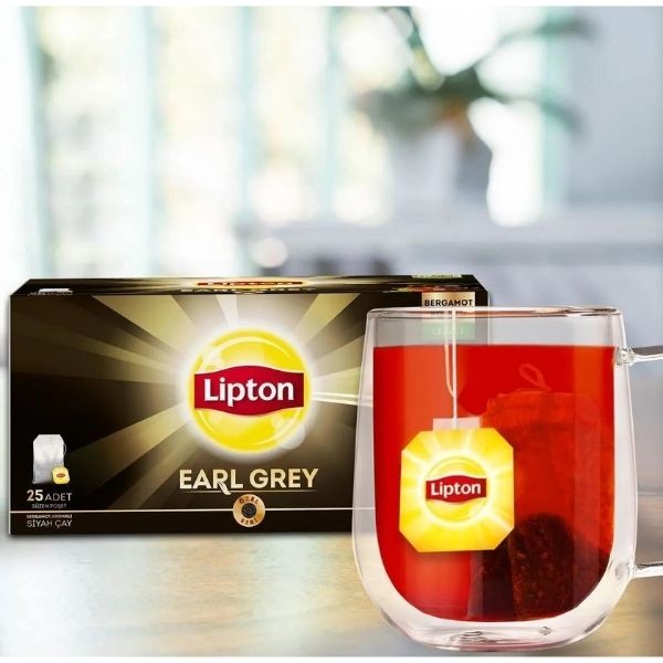 Lipton Earl Grey Bardak Poşet Çay 25'li