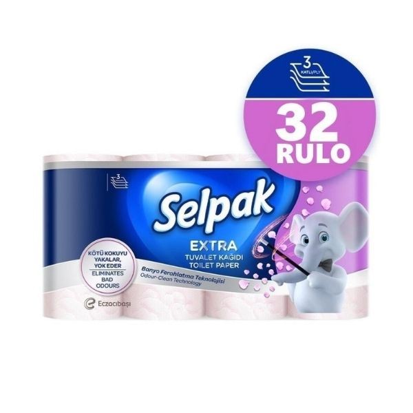 Selpak Extra Tuvalet Kağıdı 32 Rulo Parfümlü