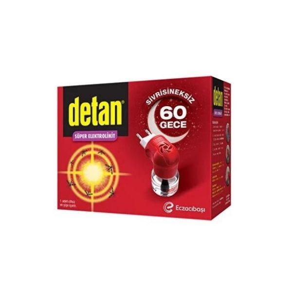 Detan 60 Gece Elektrolikit Cihaz + Yedek