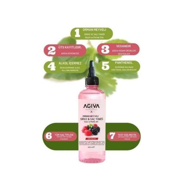 Agiva Orman Meyveli Sirke Ve Saç Toniği 400 Ml