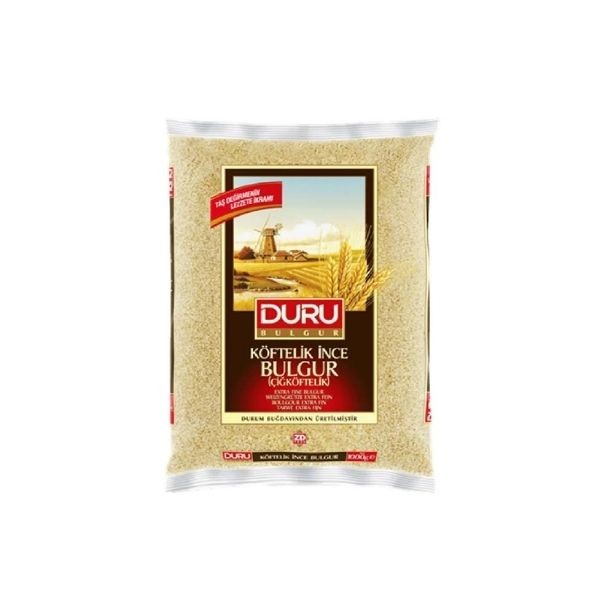 Duru Çiğ Köftelik Bulgur 1 Kg