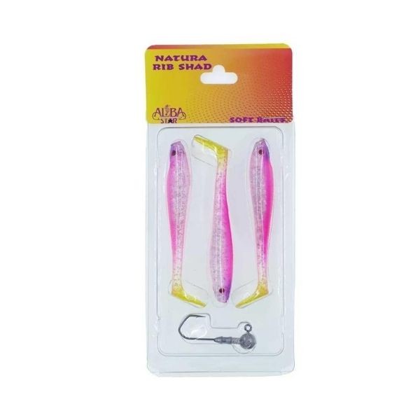 Albastar Natura Rib Shad Sahte Balık 90 mm Col:04