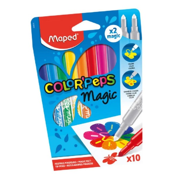 Maped ColorPeps 10'lu Magic Sihirli Keçeli 844612