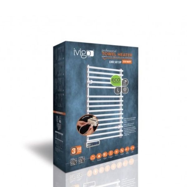 İvigo EHR5015B350P 350W Elektrikli Profesyonel Havlupan Isıtıcı Radyatör 15 Dilim