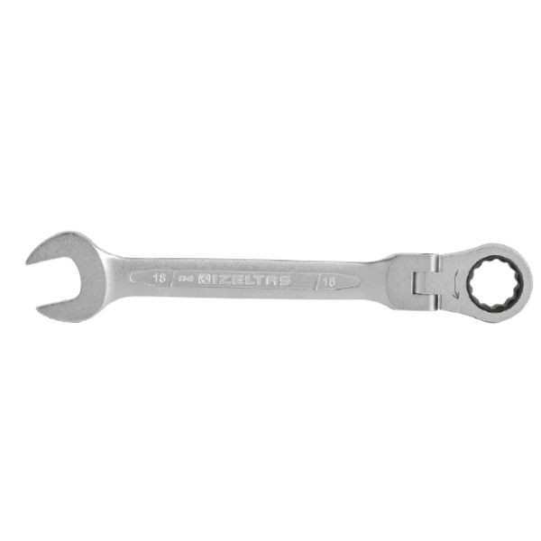 İzeltaş 0345020017 Mafsallı Cırcır Kombine Anahtar 17mm