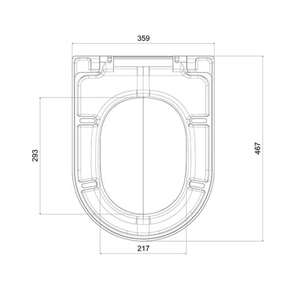 Tema Comfort Soft Menteşeli Klozet Kapağı 41224
