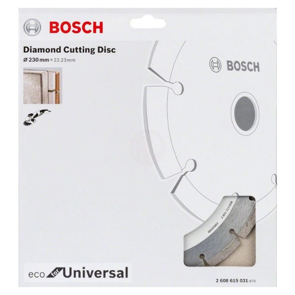 Bosch 2608615031 Universal Turbo Kesici Segmanlı 230mm