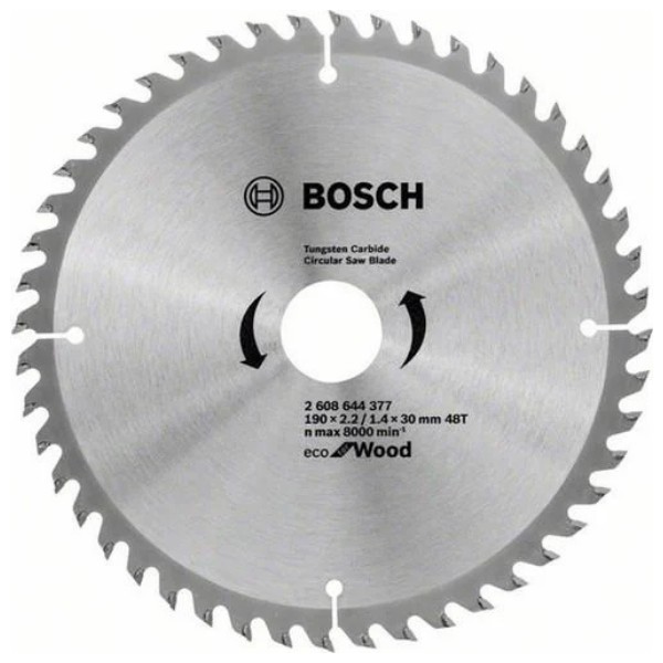 Bosch 2608644377 Optiline Eco Ahşap Daire Testere 48 Diş 190x30mm