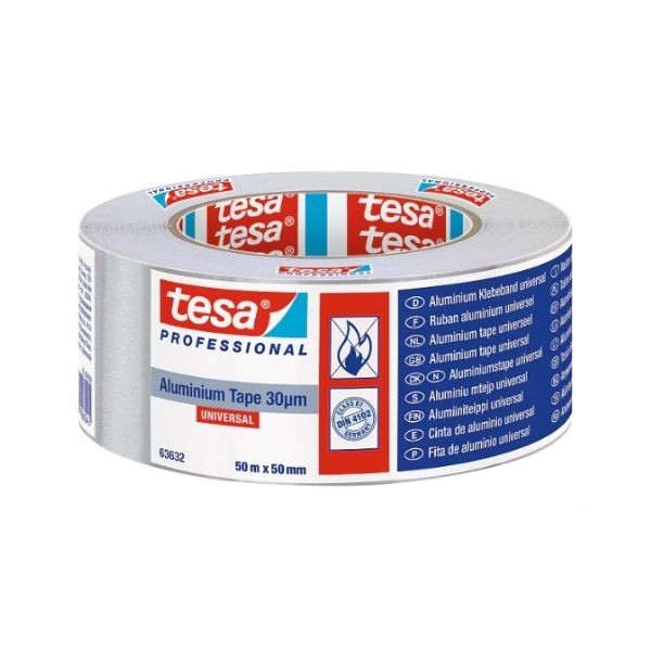Tesa Professional 63632 Alüminyum Bant 50m x 50mm