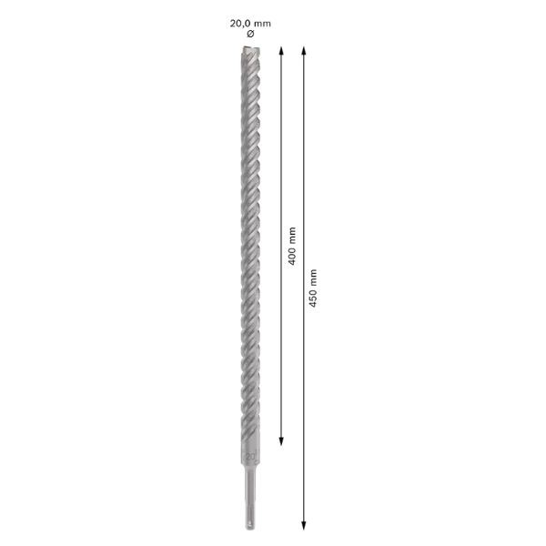 Bosch 2608836641 SDS Plus 5X Kırıcı Delici Uç 20,0x450mm