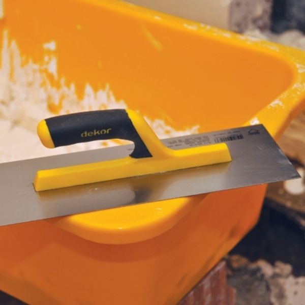 Dekor 093 Plastik Saplı Alçı Malası Yay Çeliği 35cm