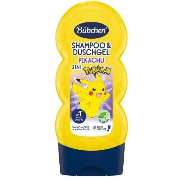 Bübchen Çocuk Şampuan&duş Jeli 2 In 1 Pokemon Pikachu 230 Ml