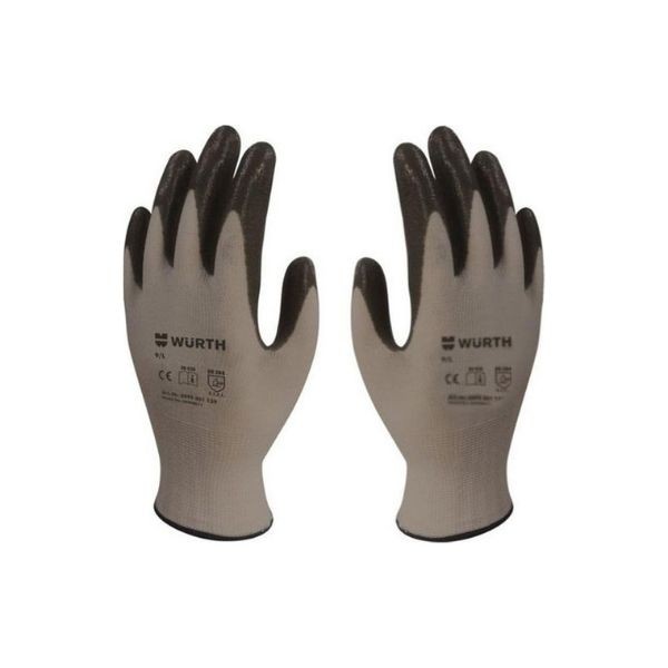 Würth Eldiven Nitril Siyah 9 Numara Large