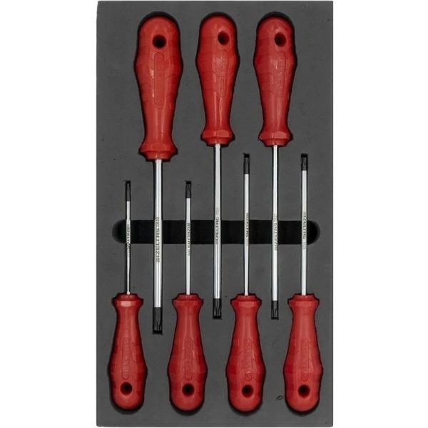 İzeltaş 7'li Delikli Tork Uçlu Tornavida Takımı