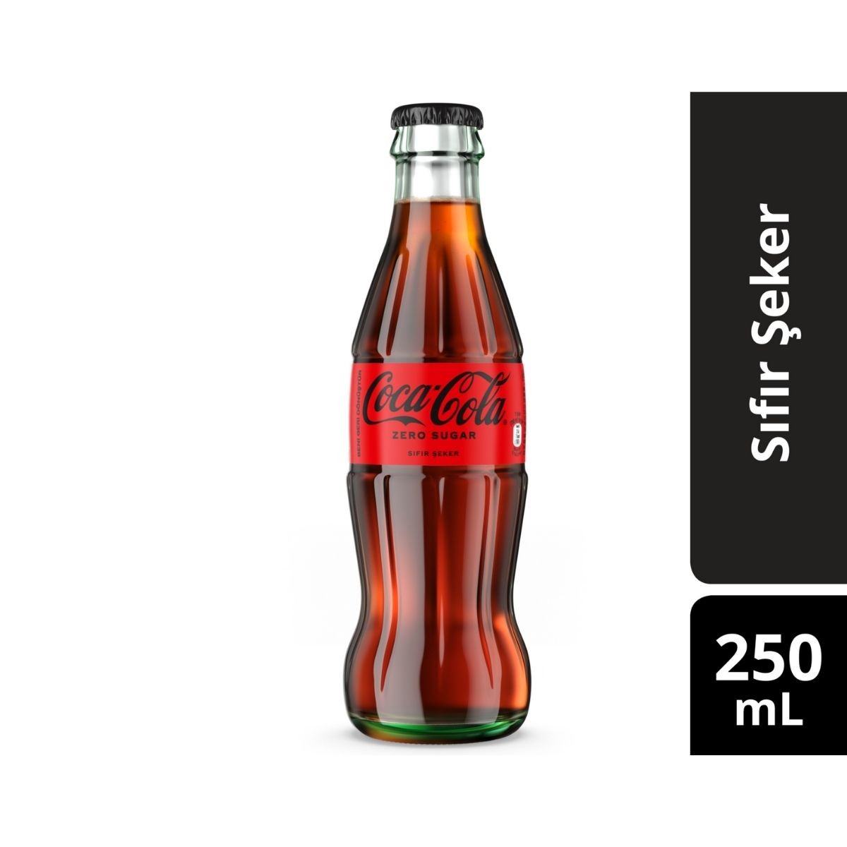 Coca Cola Zero Şekersiz Cam Şişe 250 ml