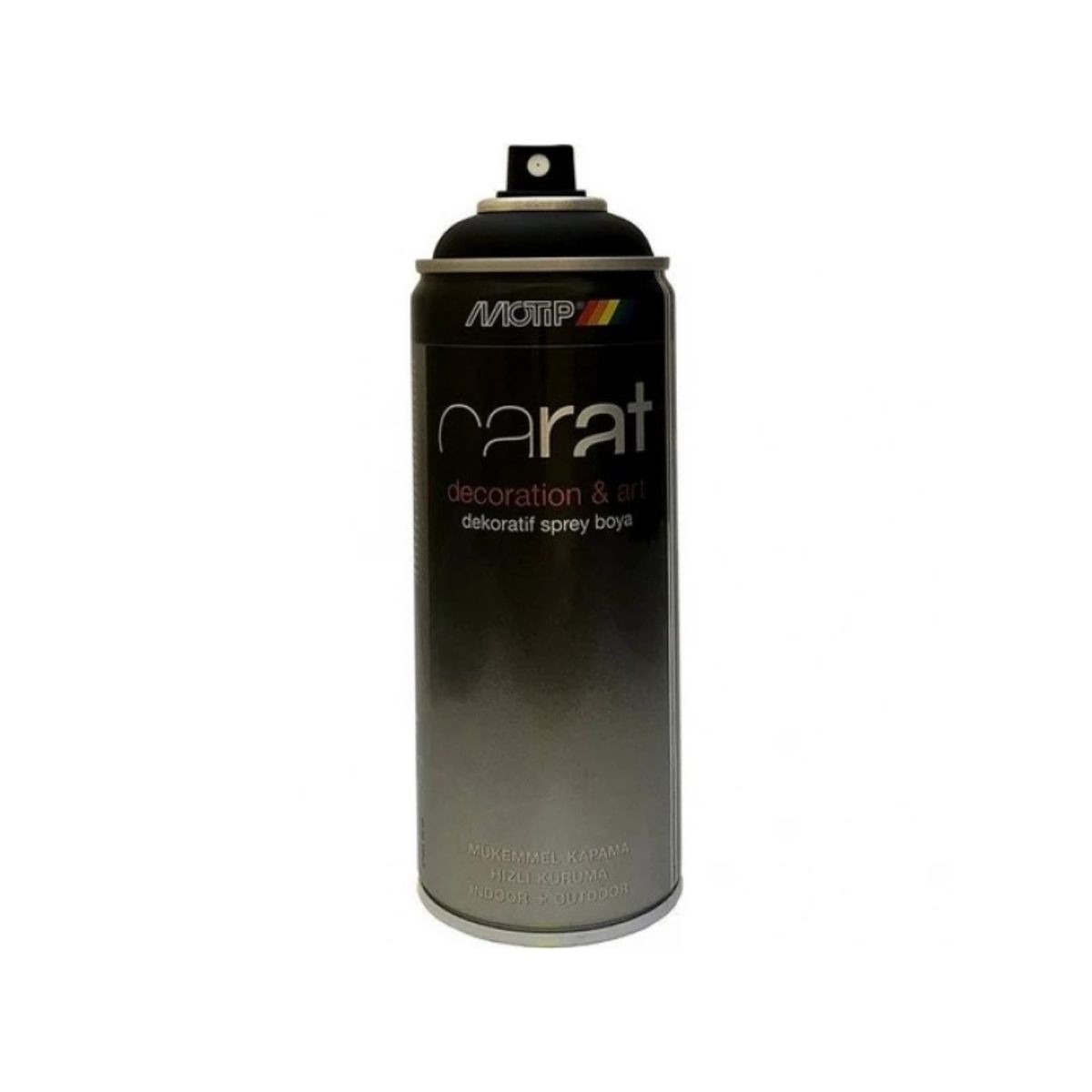 Motip Carat RAL 9005 Mat Siyah Sprey Boya 400 Ml