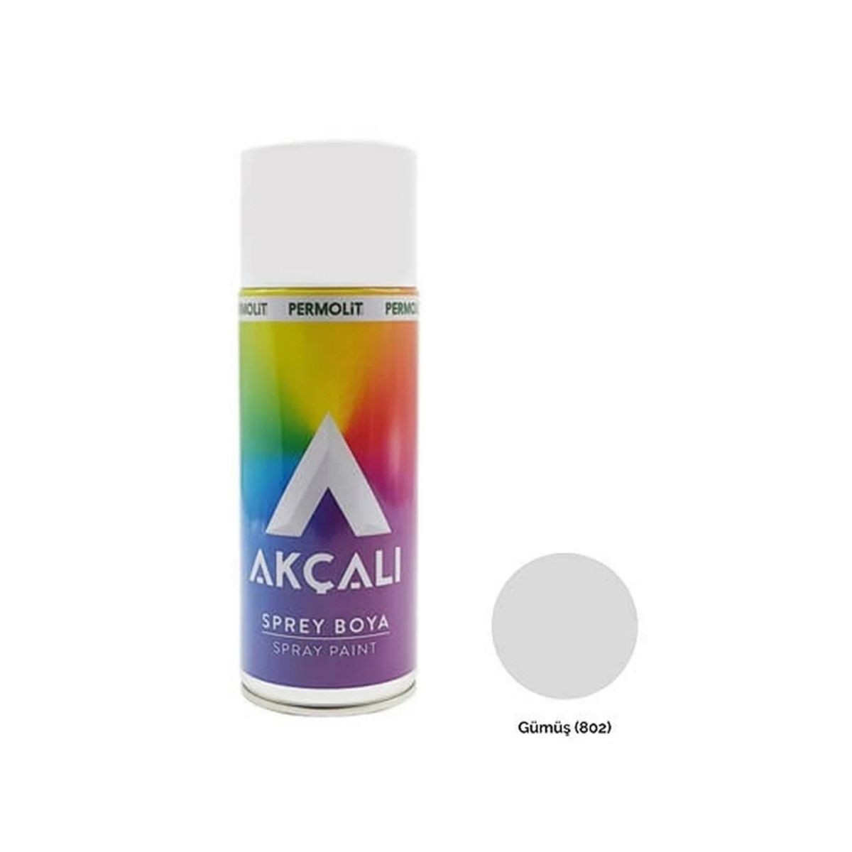 Akçalı Sprey Boya Gümüş (802) 400 Ml