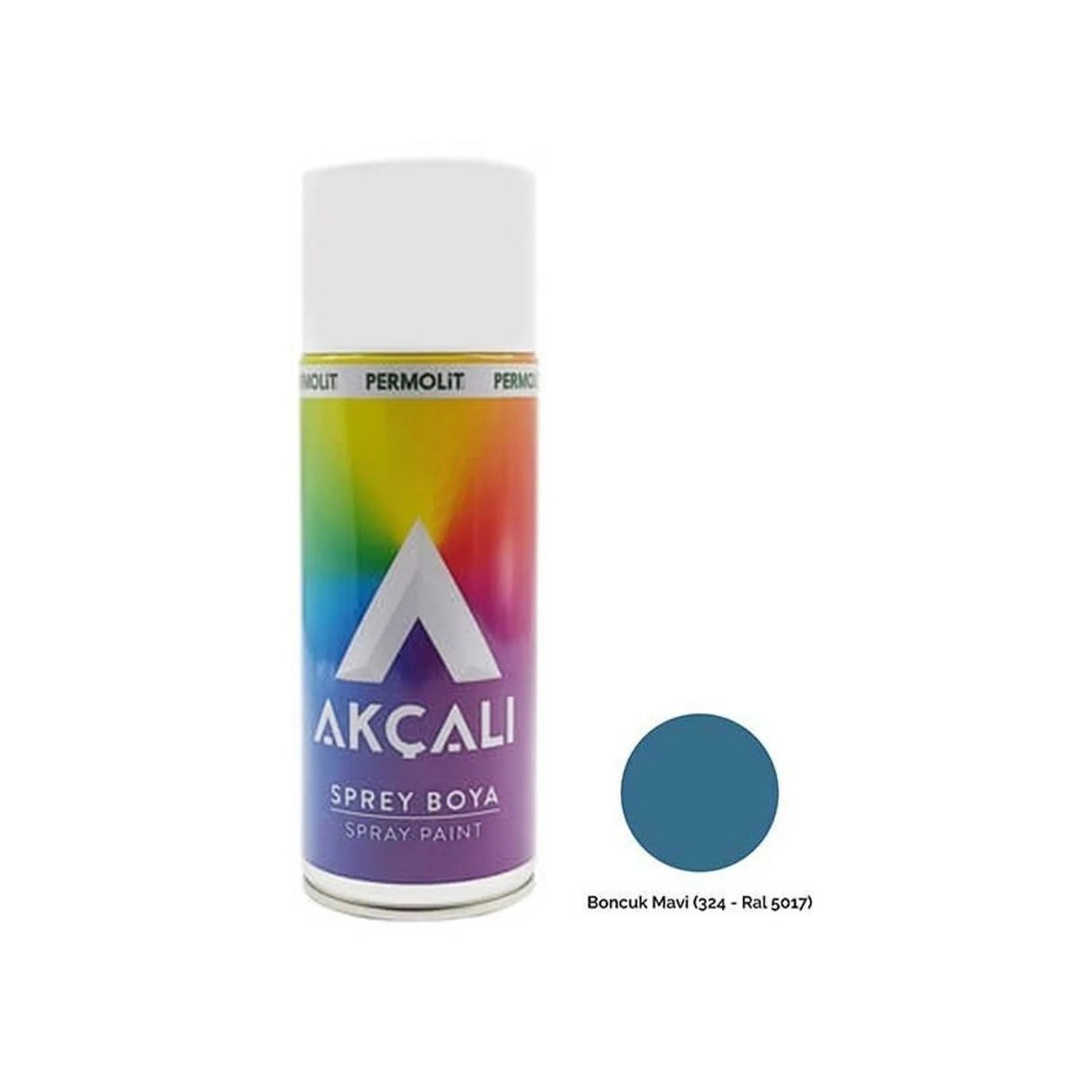 Akçalı Sprey Boya Boncuk Mavi (324 - Ral 5017) 400 Ml