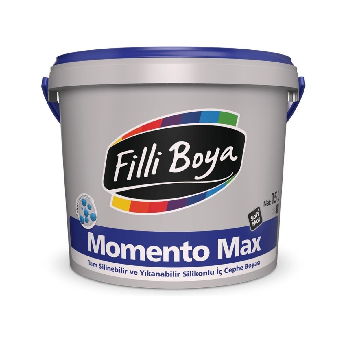 Filli Boya Momento Max Silikonlu İç Cephe Boyası Beyaz 15 Lt