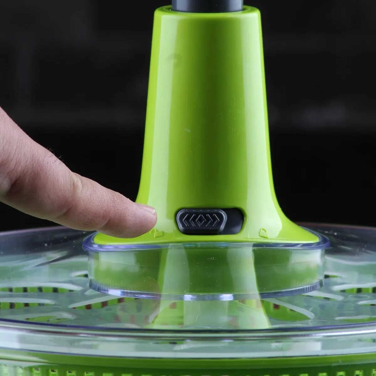 Arow Sebze Kurutucu Süzgeç Yeşil Şeffaf