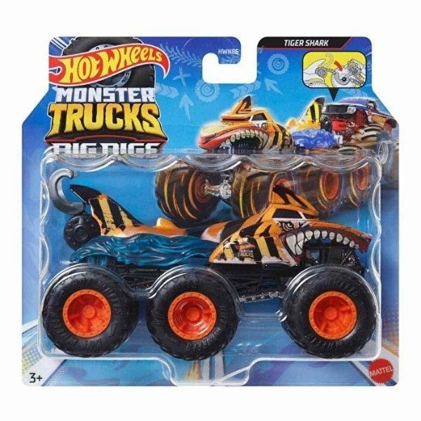 Hot Wheels Monster Trucks 1:64 Çekici Arabalar HWN86 Tiger Shark