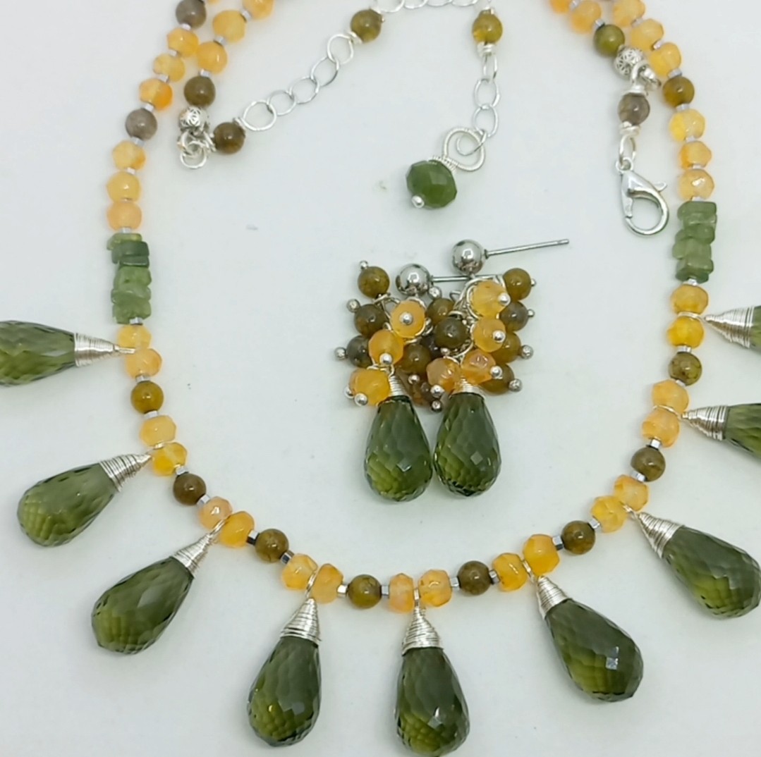 Sibelce 1919 Dumanlı Kuvars El Yapımı Kolye