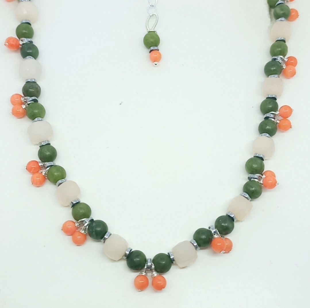 Sibelce 1914 Doğaltaş El Yapımı Kolye