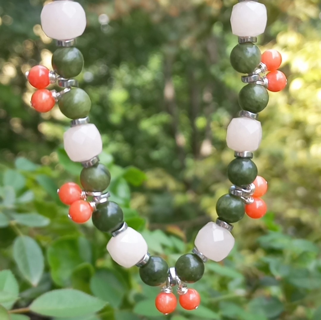 Sibelce 1914 Doğaltaş El Yapımı Kolye