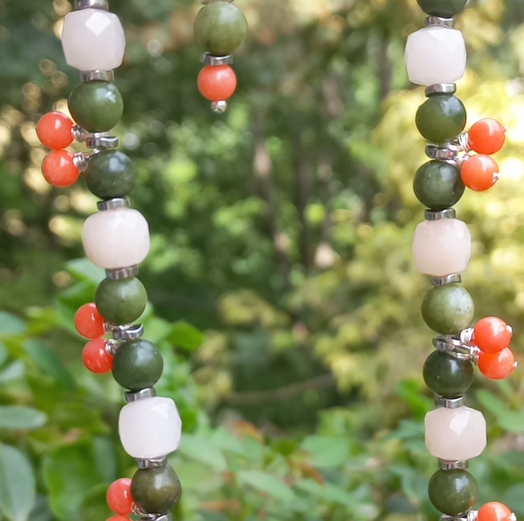 Sibelce 1914 Doğaltaş El Yapımı Kolye