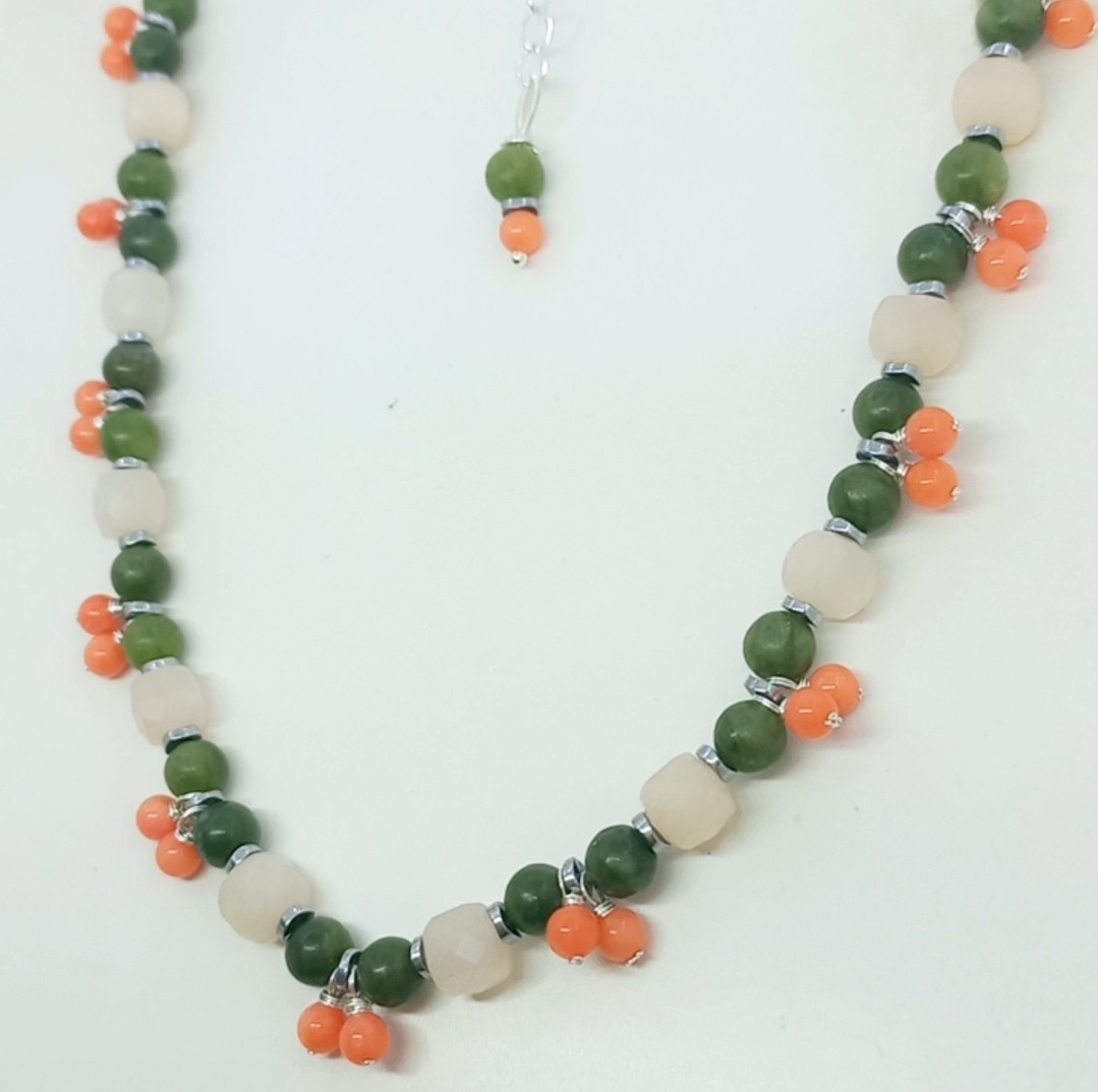 Sibelce 1914 Doğaltaş El Yapımı Kolye