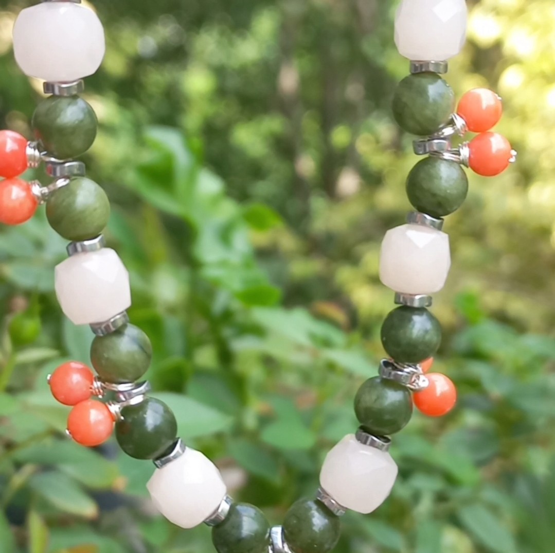 Sibelce 1914 Doğaltaş El Yapımı Kolye