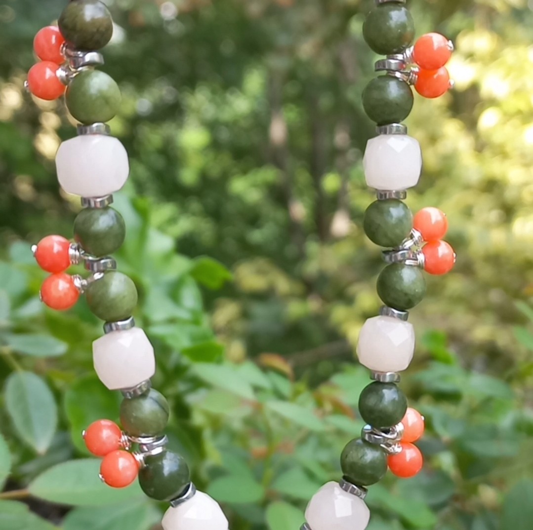 Sibelce 1914 Doğaltaş El Yapımı Kolye