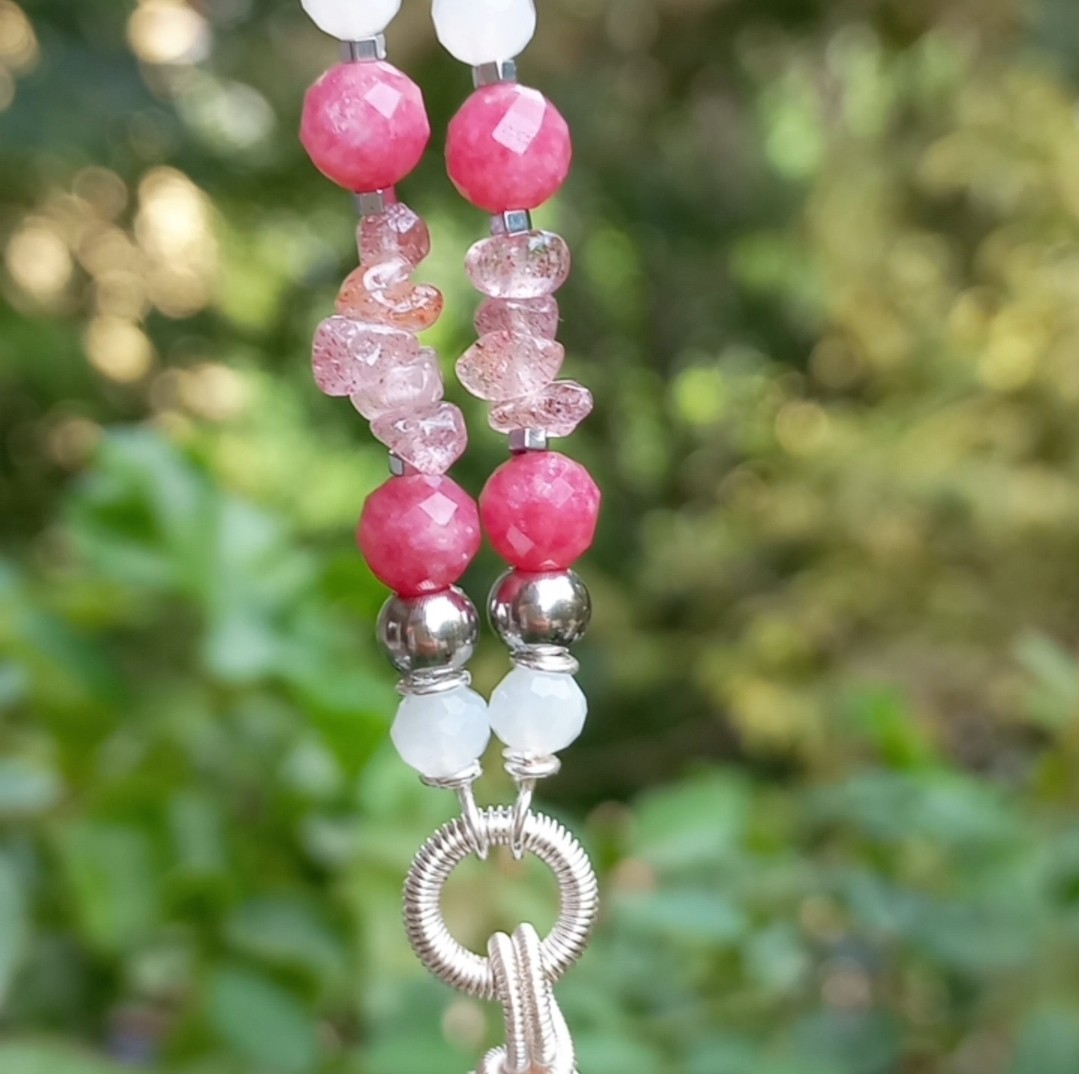 Sibelce 1911 Rodokrozit El Yapımı Kolye