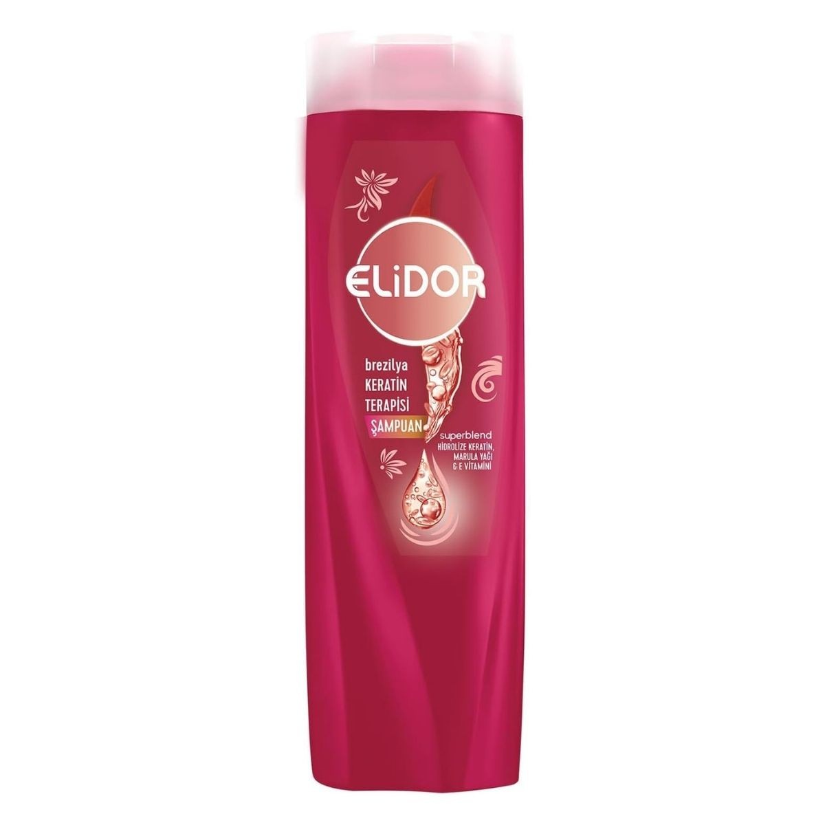 Elidor Saç Bakım Şampuanı Brezilya Keratin Terapisi Hidrolize Keratin Marula Yağı E Vitamini 400 ml