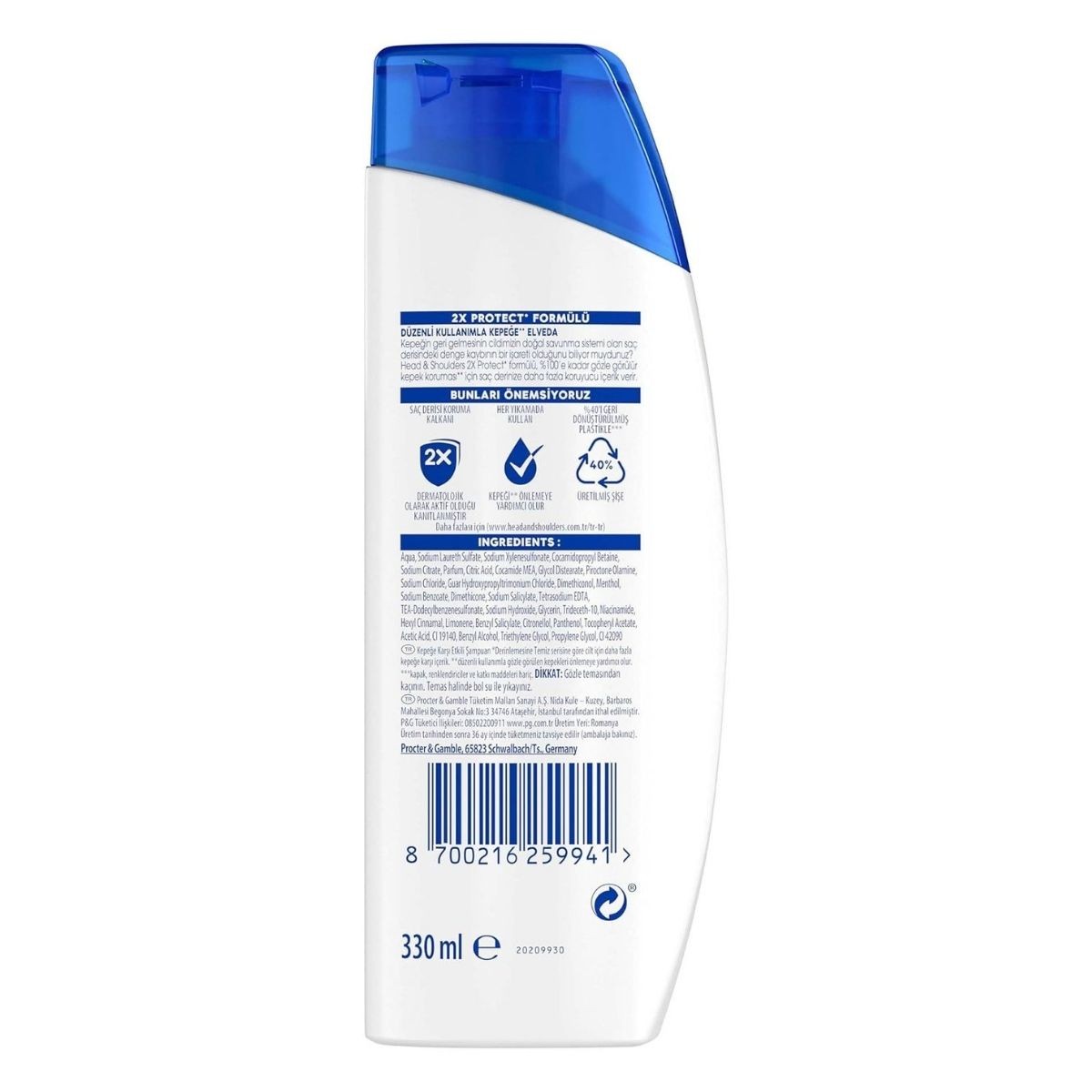 Head & Shoulders Limon Ferahlığı Şampuan 330 ml