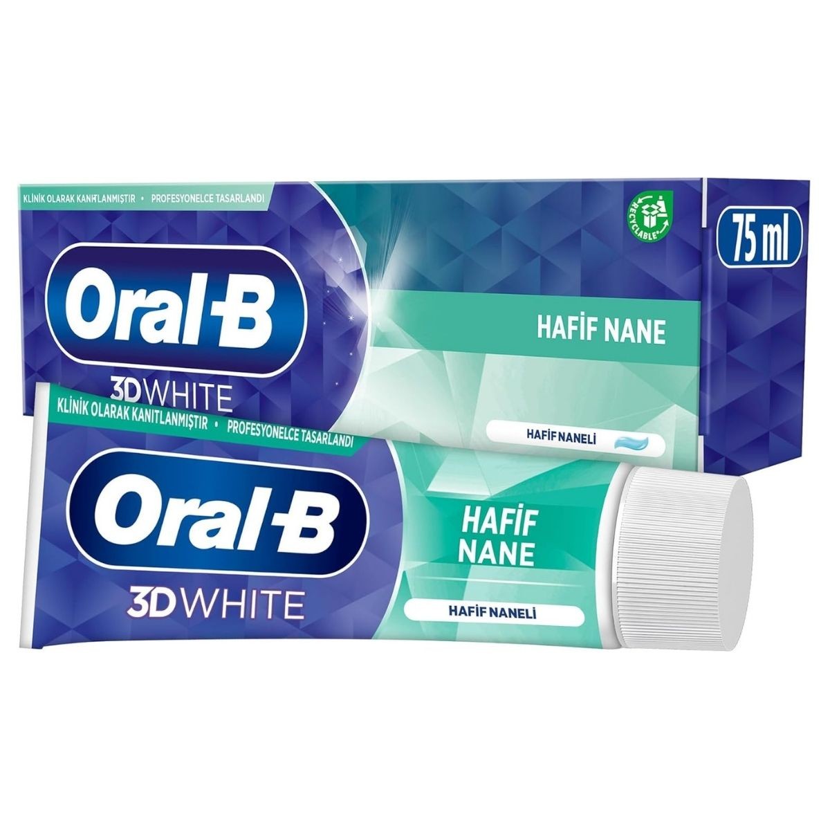 Oral-B Pro 3D White Hafif Nane Diş Macunu 75 ml