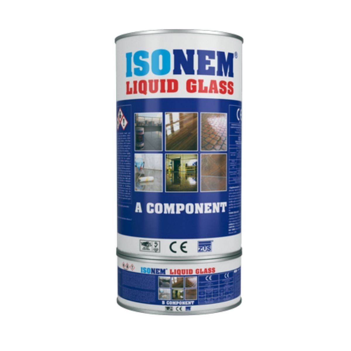 Isonem Liquid Glass A+B Çift Bileşenli 4Kg Şeffaf