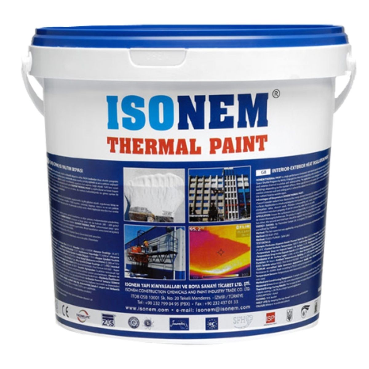 Isonem Thermal Paint 10Lt Isı Yalıtım Boyası Beyaz M368